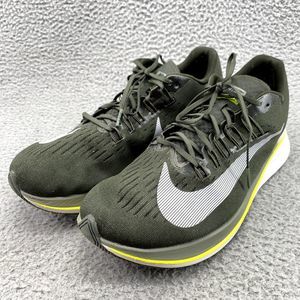 Nike Shoes Adult Size 12 Green Air Zoom Fly Running Jogging Light Sneakers Mens*
